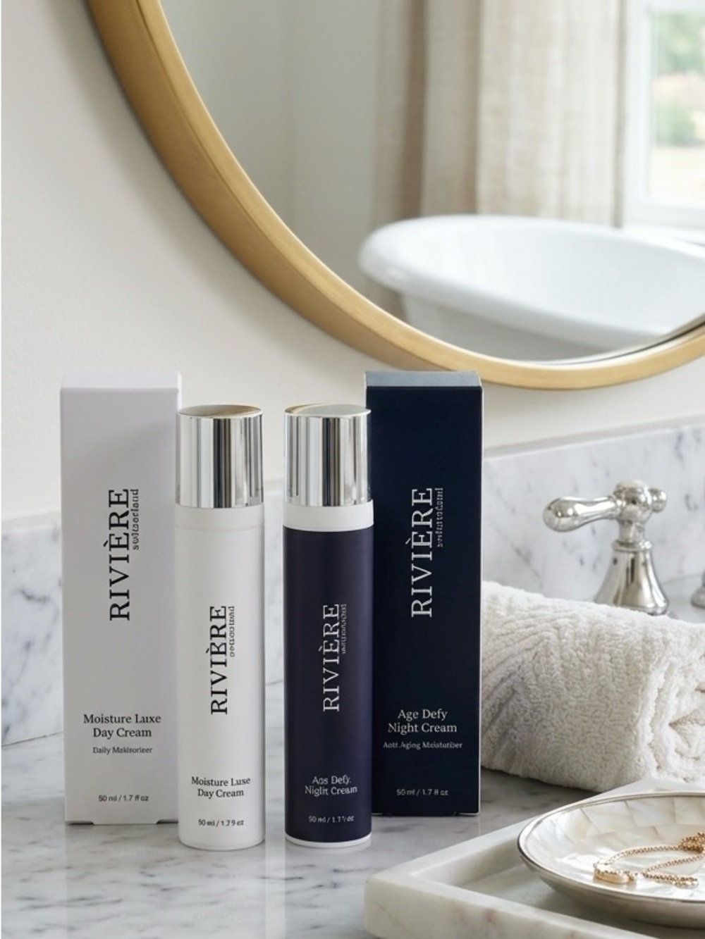 NEW RIVIÈRE Switzerland Day And Night Cream Set